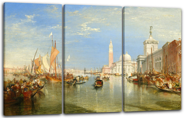 Leinwandbild William Turner - Venice: The Dogana and San Giorgio Maggiore