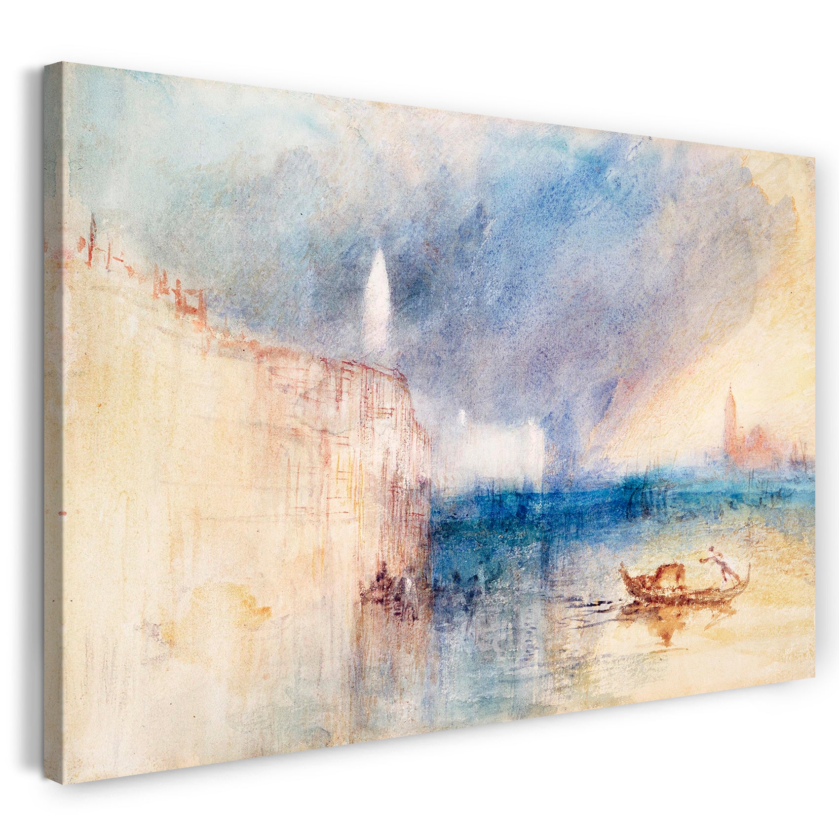 Leinwandbild William Turner - Storm at the Mouth of the Grand Canal, Venice