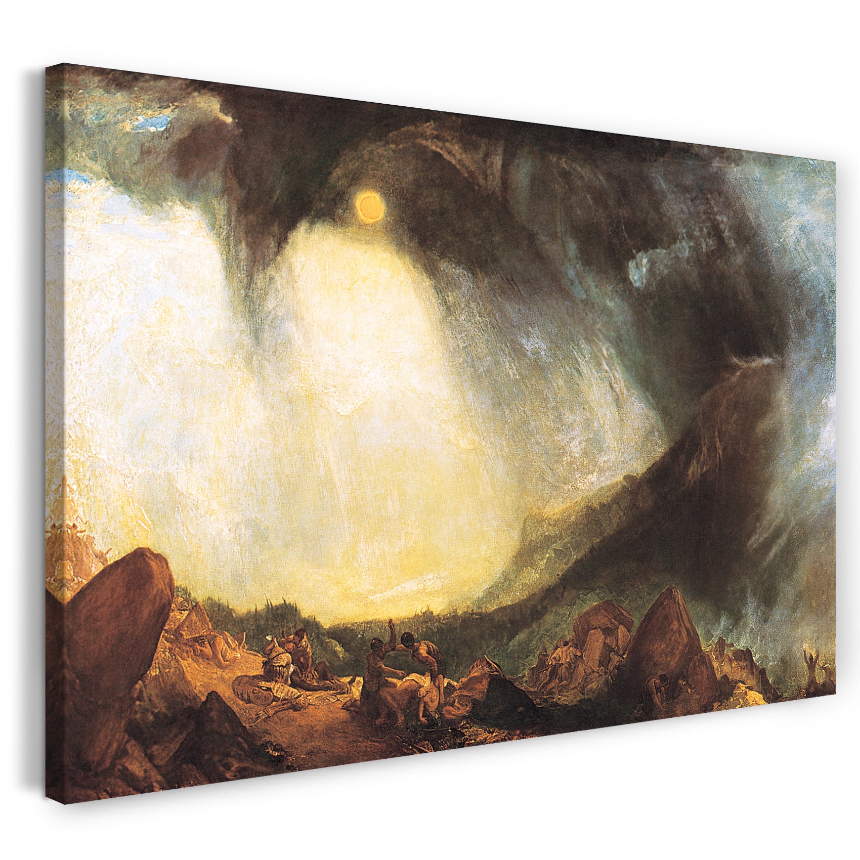 Leinwandbild William Turner - Snow Storm Hannibal and his Army Crossing the Alps