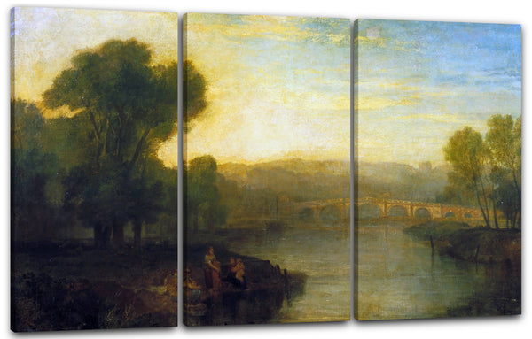Leinwandbild William Turner - View of Richmond Hill and Bridge
