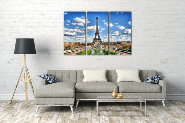 Leinwandbild Paris Eiffel-Turm Stadtebilder Großstadt Skyline Frankreich France city