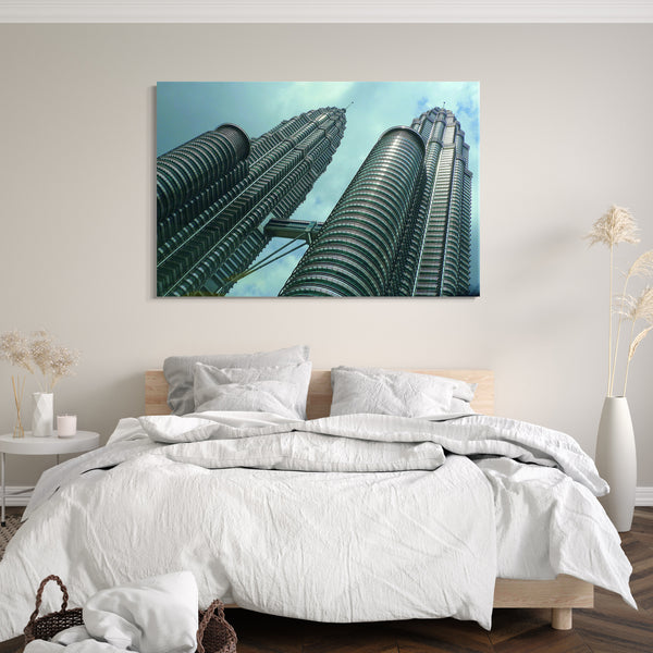 Leinwandbild Dubai Burj Khali Tokyo fantasy modern industry Technik Skyline Malaysia