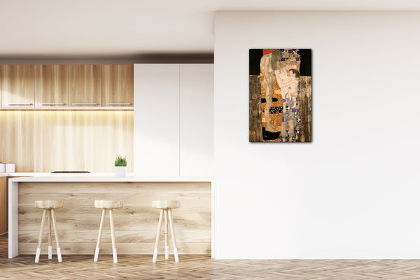 Top-Angebot Kunstdruck Gustav Klimt Die drei Lebensalter einer Frau Leinwand auf Keilrahmen gespannt