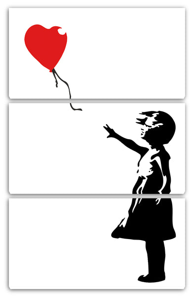 Kunstdruck Banksy Balloon Girl Mädchen mit Luftballon Street Art