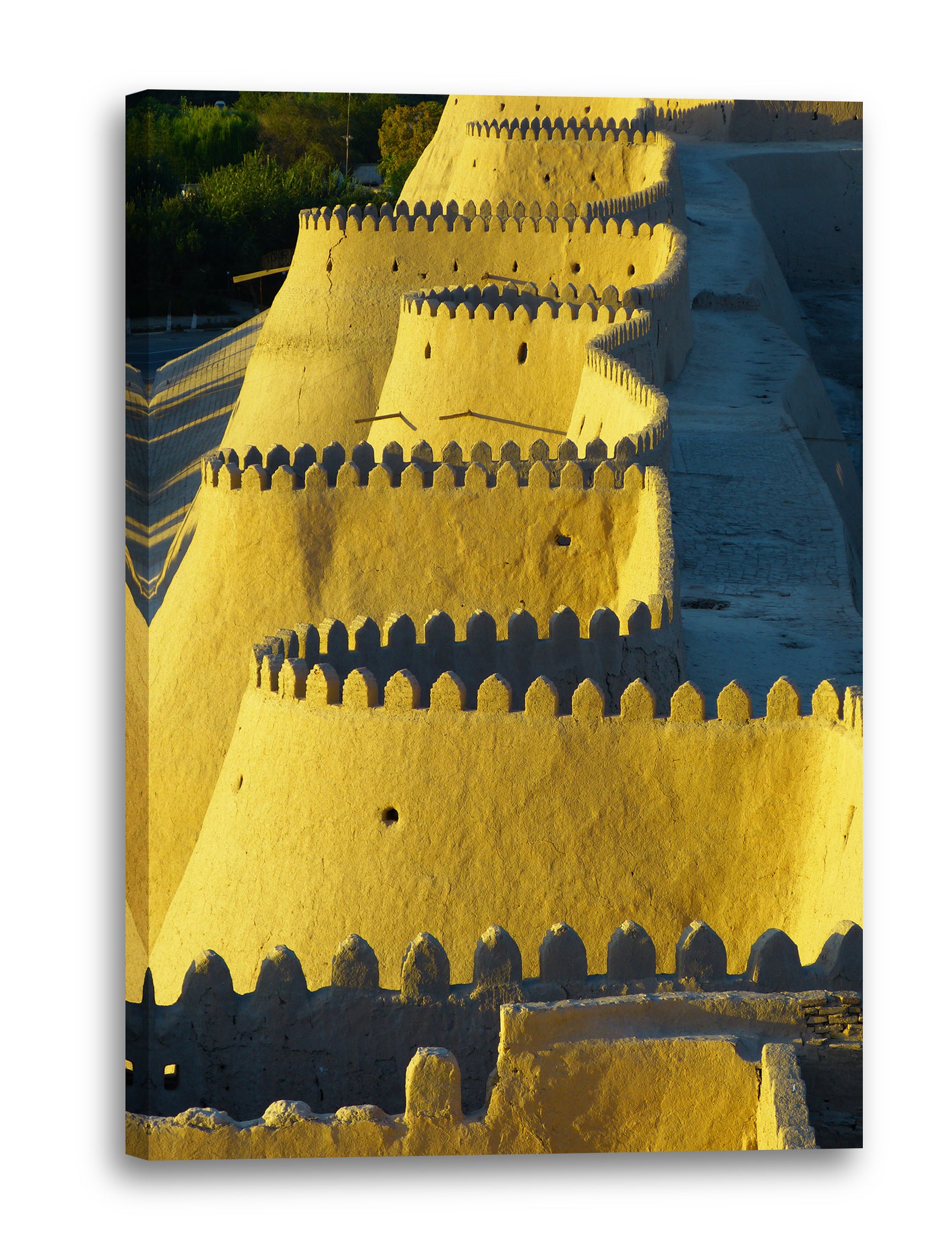 Leinwandbild wie chinesische Mauer berühmte Bauten Architektur Sehenswürdigkeiten