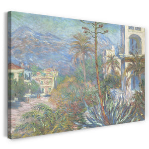 Leinwandbild Claude Monet - Villen in Bordighera