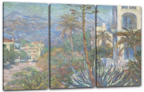 Leinwandbild Claude Monet - Villen in Bordighera