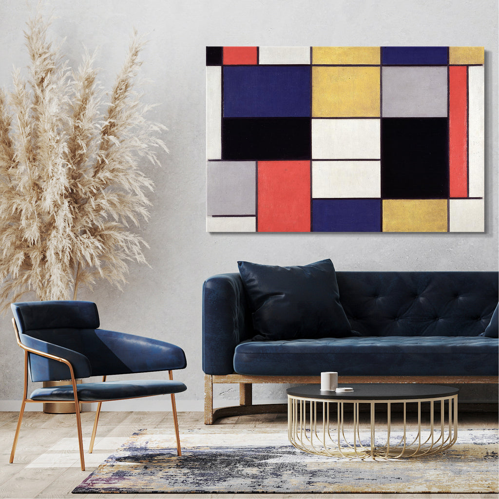 Leinwandbild Piet Mondrian - Komposition A