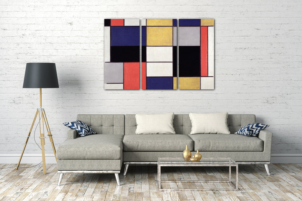 Leinwandbild Piet Mondrian - Komposition A