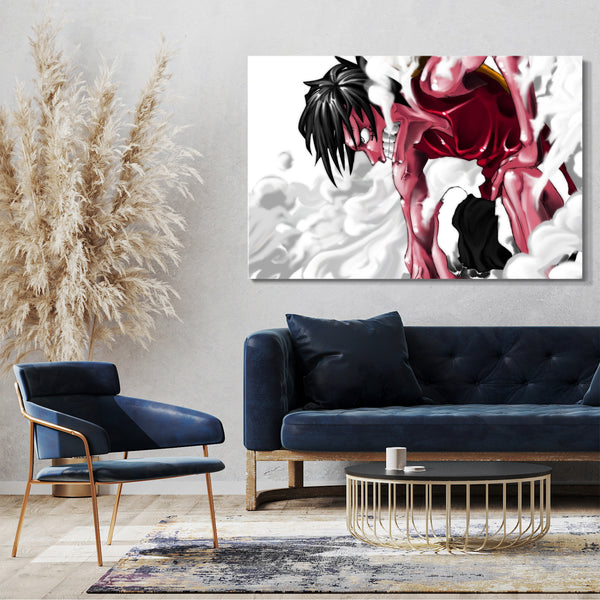 Leinwandbild One Piece Monster Monkey D. Luffy Anime