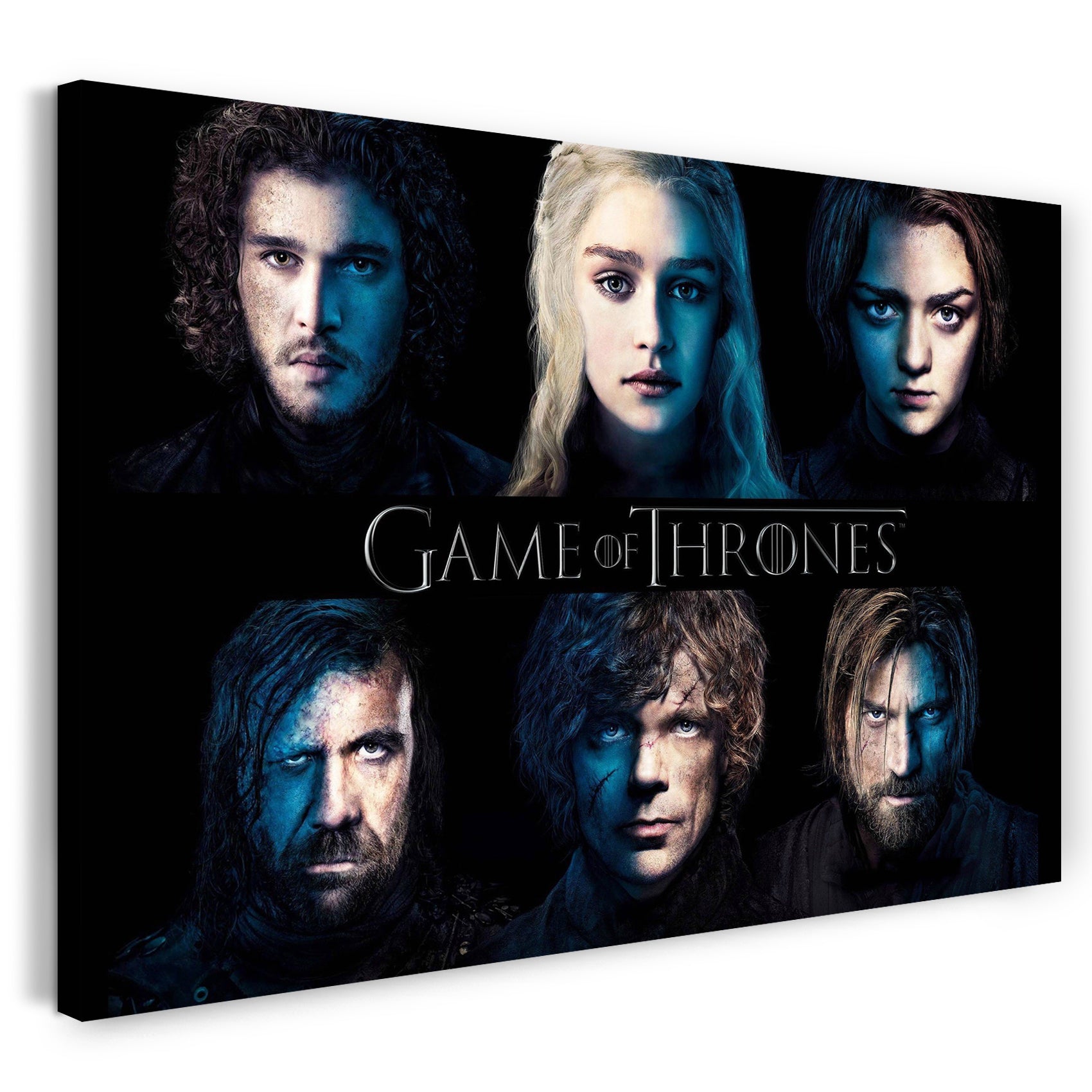 Leinwandbild Game of Thrones Daenerys Targaryen und andere Darsteller