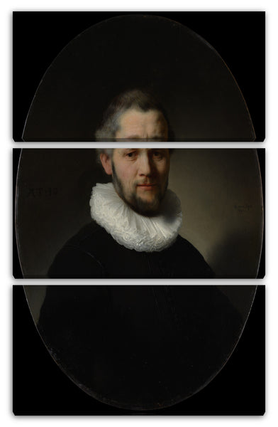 Leinwandbild Rembrandt - Portrait eines Mannes