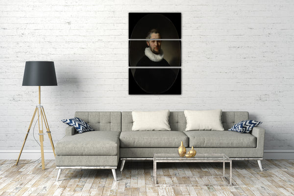 Leinwandbild Rembrandt - Portrait eines Mannes