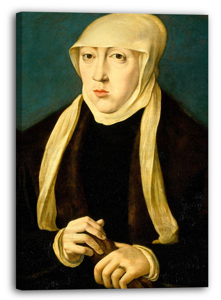 Leinwandbild Kopie nach Jan Cornelisz Vermeyen - Maria (1505-1558), Königin von Ungarn
