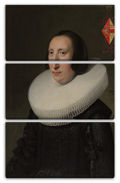 Leinwandbild Michiel Jansz van Mierevelt - Margaretha van Clootwijk (geboren um 1580/81, gestorben 1662), Ehefrau von Jacob van Dalen
