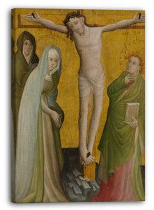 Leinwandbild Meister des Berswordt-Altars - Die Kreuzigung