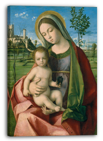 Leinwandbild Werkstatt von Giovanni Bellini - Madonna und Kind