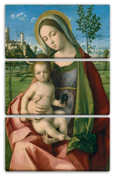 Leinwandbild Werkstatt von Giovanni Bellini - Madonna und Kind