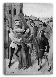 Leinwandbild Nordfranzösischer Maler - Christus trägt das Kreuz