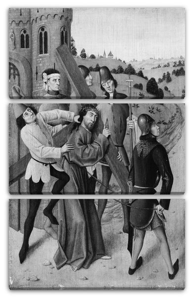 Leinwandbild Nordfranzösischer Maler - Christus trägt das Kreuz