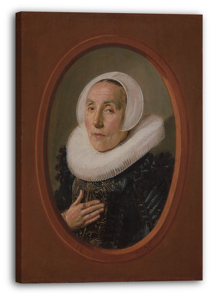 Leinwandbild Frans Hals - Anna van der Aar (geb. 1576/77, gestorben nach 1626)