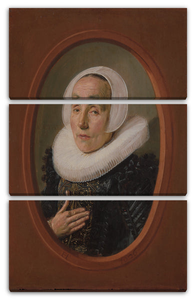 Leinwandbild Frans Hals - Anna van der Aar (geb. 1576/77, gestorben nach 1626)