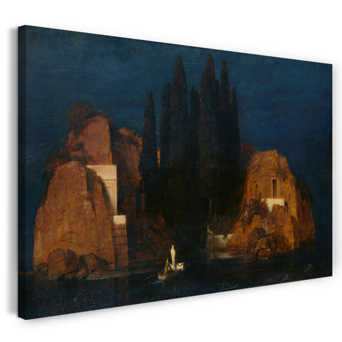 Leinwandbild Arnold Böcklin - Insel der Toten