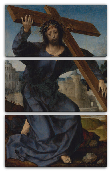 Leinwandbild Jan Gossart - Christus trägt das Kreuz