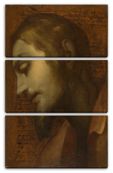 Leinwandbild Cigoli (Ludovico Cardi) (italienisch, Castello di Cigoli 1559-1613 Rom) - Kopf Christi