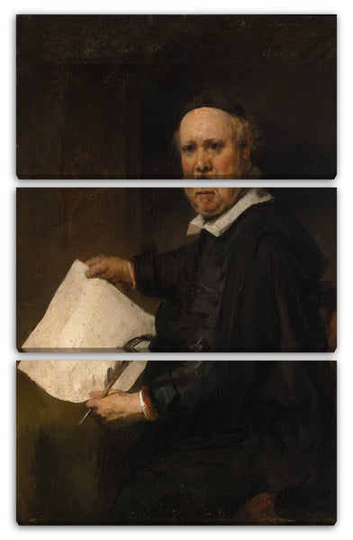 Leinwandbild Rembrandt - Lieven Willemsz van Coppenol (geboren um 1599, gestorben 1671 oder später)