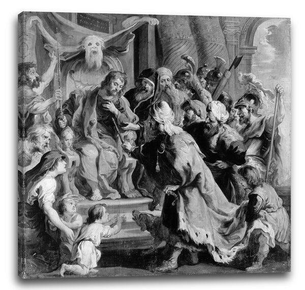 Leinwandbild Kopie nach Peter Paul Rubens - Kambyses ernennt Otanes Richter