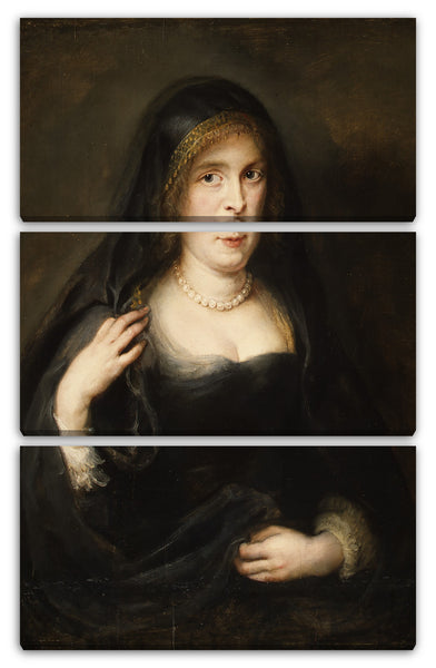 Leinwandbild Peter Paul Rubens - Porträt einer Frau, vermutlich Susanna Lunden (Susanna Fourment, 1599-1628)
