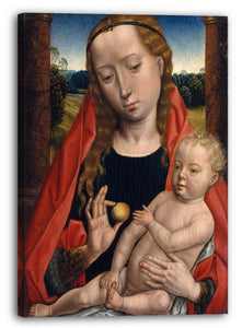 Leinwandbild Anhänger von Hans Memling - Jungfrau und Kind
