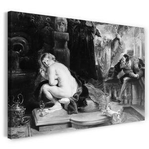Leinwandbild Werkstatt von Peter Paul Rubens - Susanna und die Ältesten