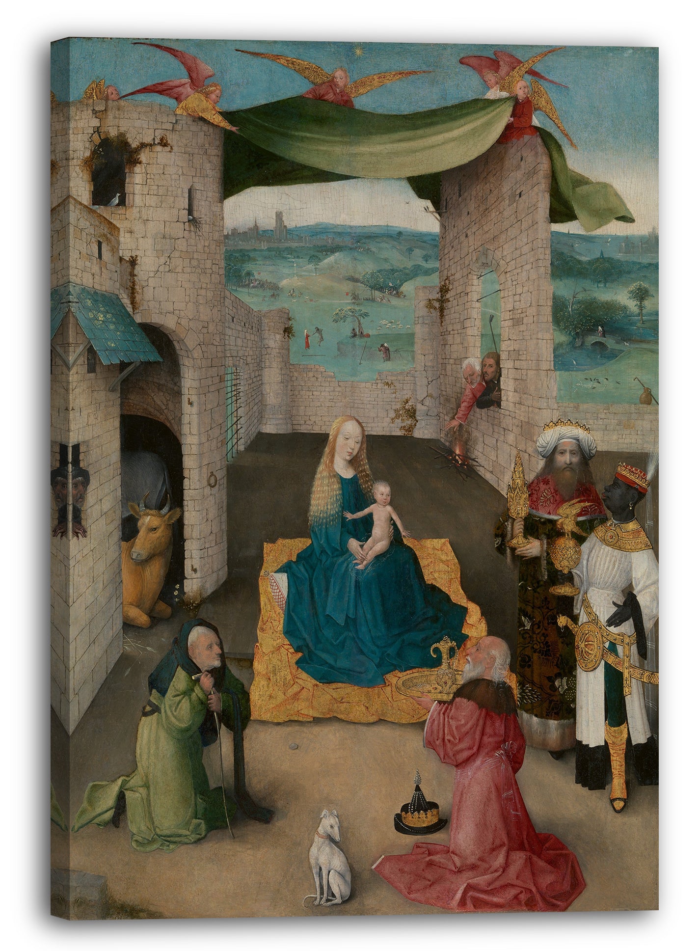 Leinwandbild Hieronymus Bosch - Die Anbetung der Könige