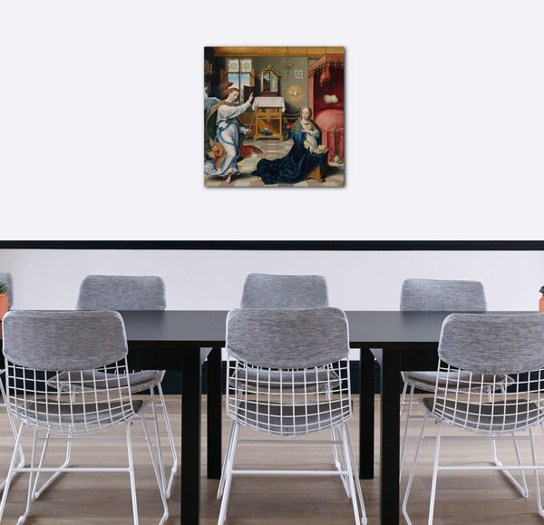 Leinwandbild Joos van Cleve - Die Ankündigung