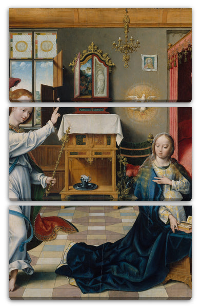 Leinwandbild Joos van Cleve - Die Ankündigung