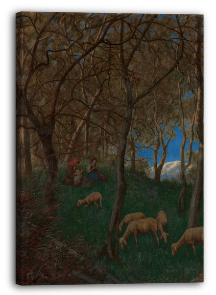 Leinwandbild Hans Thoma - Am Gardasee