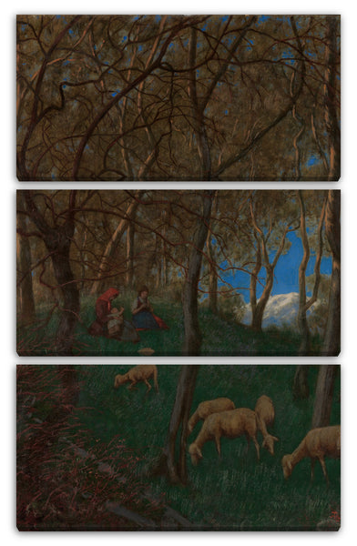 Leinwandbild Hans Thoma - Am Gardasee