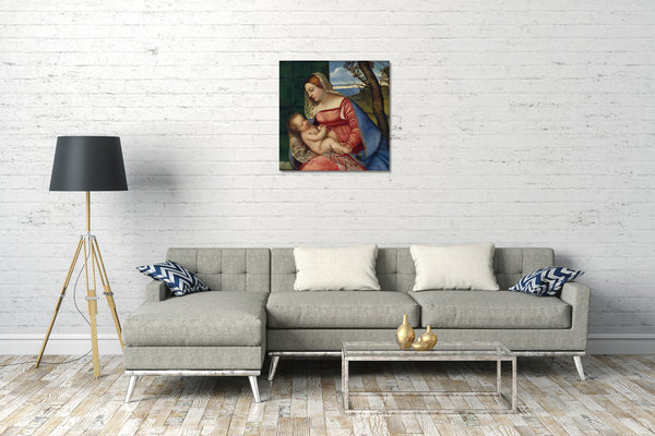 Leinwandbild Tizian - Madonna und Kind