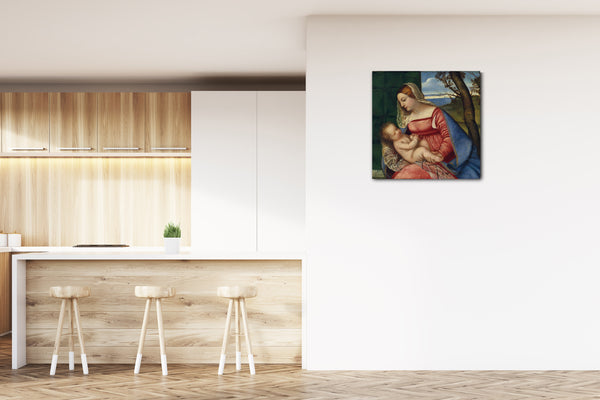 Leinwandbild Tizian - Madonna und Kind