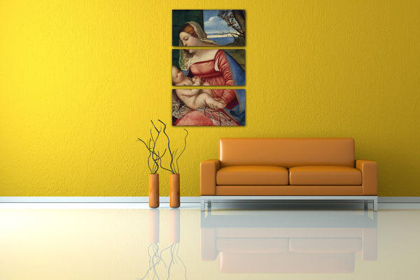 Leinwandbild Tizian - Madonna und Kind