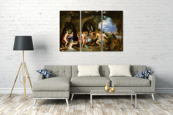 Leinwandbild Peter Paul Rubens - Das Fest von Acheloüs