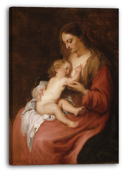 Leinwandbild Anthony van Dyck - Jungfrau und Kind