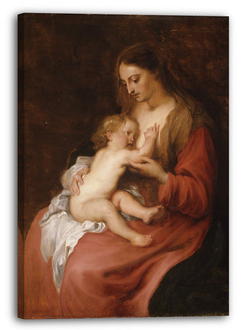 Leinwandbild Anthony van Dyck - Jungfrau und Kind