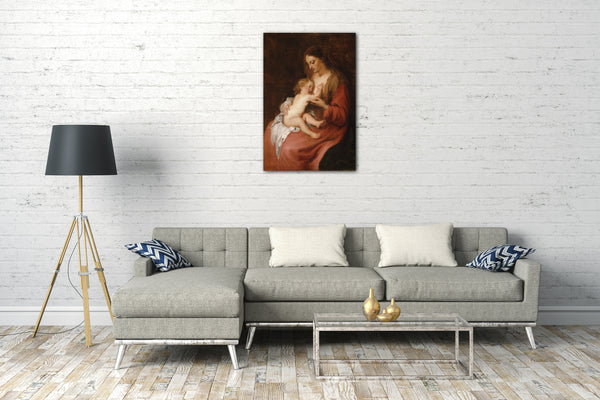 Leinwandbild Anthony van Dyck - Jungfrau und Kind