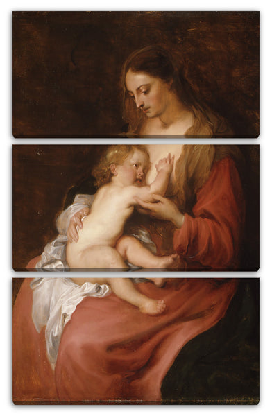 Leinwandbild Anthony van Dyck - Jungfrau und Kind