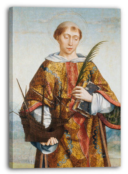 Leinwandbild Frei Carlos - St. Vincent, Schutzpatron von Lissabon