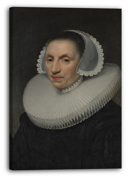 Leinwandbild Jan van Ravesteyn - Porträt einer Frau