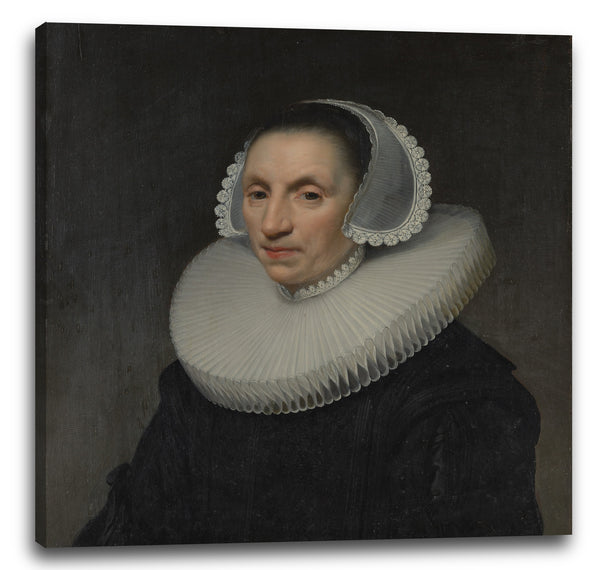 Leinwandbild Jan van Ravesteyn - Porträt einer Frau